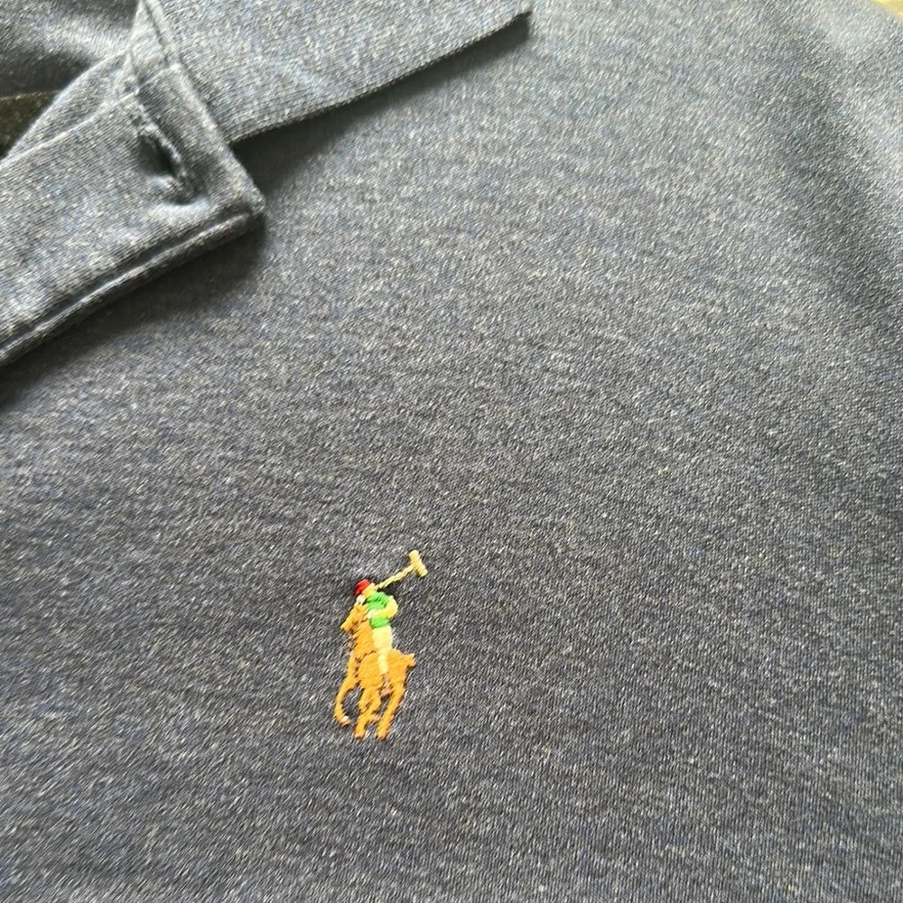 Polo by Ralph Lauren Blue Long-Sleeve Polo Shirt - Picture 3 of 4